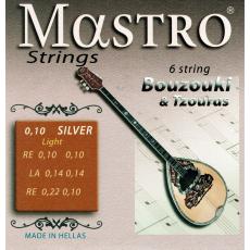 Mastro 6-string Bouzouki & Tzouras Silver - 010 Light Set