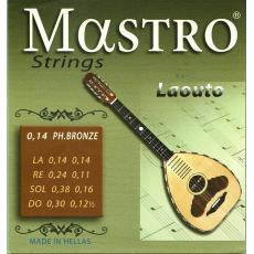 Mastro Lute Set, Phosphor Bronze - 014, Loop End