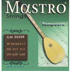 Mastro Tamboura Set - Silver, 0,08