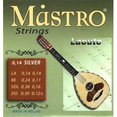 Mastro Lute Set, Silver Plated - 014, Loop End