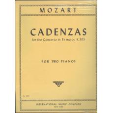 Mοzart -  Cadenzas  For  The  Concerto  In Eb Major KV365