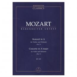 Mozart - Violin Concerto Nr.5 In A Major Kv219 (Pocket Score)