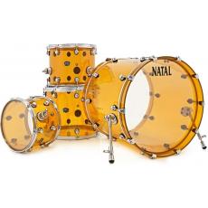 Natal Kac-Aa2-On1 Arcadia Acrylic Drum Set 22' Orange