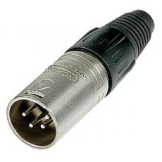 Neutrik NC4MX 4-Pole Male XLR Cable Connector Silver Contacts