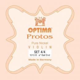 Optima Protos 1010B Violin, Pure Nickel - Medium 4/4 