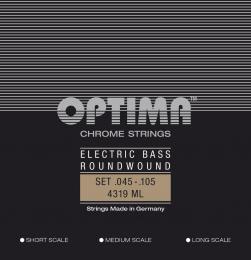 Optima Chrome Round-Wound - Long Scale, Medium Light
