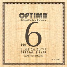 Optima No 6 Special Silver, Clear Nylon - Medium