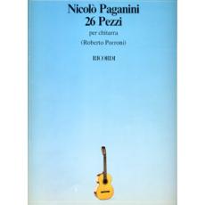 Paganini Niccolo - 26 Pezzi per chitarra