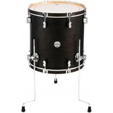 PDP by DW Concept Classic Floor Tom - Ebony Stain / Ebony Hoops - 18