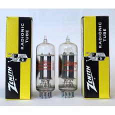 RCA / Zenith 6FQ7 / 6CG7 Clear Top, NOS made in USA - Matched Pair
