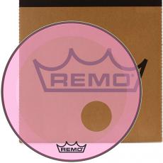 Remo PowerStroke P3 Colortone Bass, Offset Hole - Pink, 18