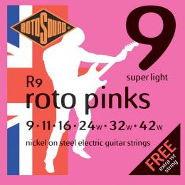 Rotosound R9 Roto Pinks - 9-42
