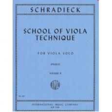 Schradieck - School Οf Viola Technique Volume 2