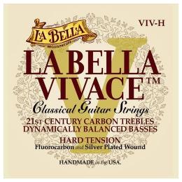 La Bella VIV-H Vivace - Fluorocarbon, Silver Plated - Hard Tension