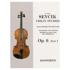 Sevcik Violin Studies, Opus 6 - Violin Method for Beginners, Part 1