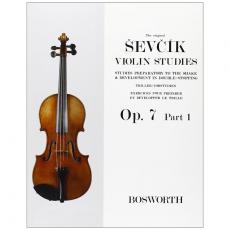 Sevcik Violin Studies, Opus 7 - Studies Preparatory to the Shake & Development in Double-Stopping, Part 1