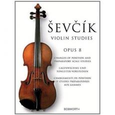Sevcik Violin Studies, Opus 8 - Changes of Position and Preparatory Scale Studies