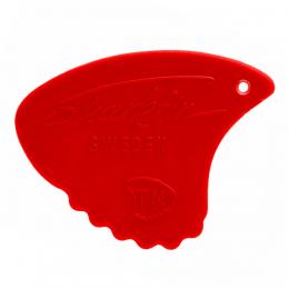 Sharkfin Sweden Relief, Red - 0.55mm