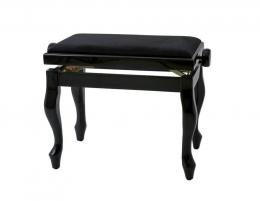 Gewa Piano Bench Deluxe Classic - High Gloss Black 