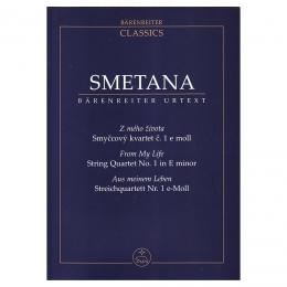 Smetana - String Quartet Nr.1 In E Minor (Pocket Score)