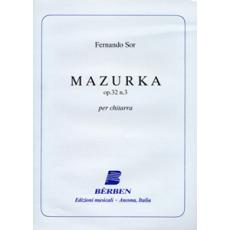 Sor Fernando  - Mazurka op. 32 n. 3 per chitarra