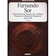 Sor Fernando - Progressive Studies for Beginners opus 31/II
