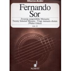 Sor Fernando  - Twenty Selected Minuets