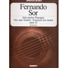 Sor Fernando  - Very Easy Studies (opus 35)