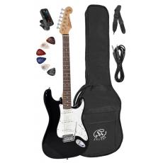 SX Guitars ED1 BK Bundle - Black