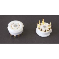 TAD 9-pin Tube socket B9A, gold plated contacts