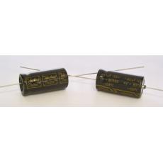 TAD Gold Cap 80uF @ 100V, 105°C, 10x22mm axial capacitor, axial