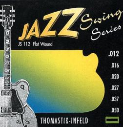 Thomastik JS112 Jazz Swing - Flatwound, 12-50