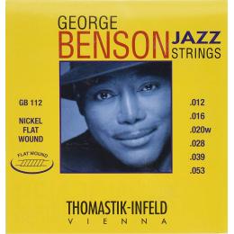 Thomastik GB112 George Benson - Flat Wound, 12-53