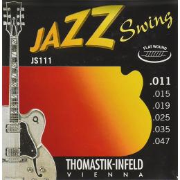 Thomastik JS111 Jazz Swing - Flatwound, 11-47