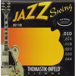 Thomastik JS110 Jazz Swing - Flatwound, 10-44