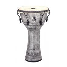 Toca Freestyle Djembe, Mechanically-Tuned - Antique Silver, 10
