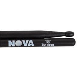 Vic Firth Nova N5BB - Hickory, Wooden Tip 5B Black