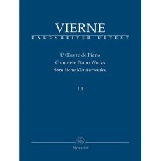 Vierne - Complete Piano Works III