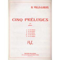 Villa-Lobos Heitor- Cinq Preludes pour guitare (no. 4)