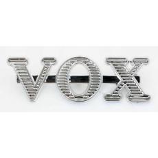 VOX Logo, Large - Silver, Horizontal