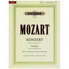 W.A.Mozart - Konzert / Rondo A-Dur Klavier und Orchester (Urtext) / Εκδόσεις Peters