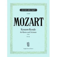 W.A.Mozart - Konzert-Rondo fur Klavier und Orchester D-dur KV 382 / Εκδόσεις Breitkopf