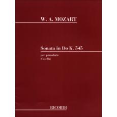 W.A.Mozart - Sonata in Do K. 545 per pianoforte / Εκδόσεις Ricordi